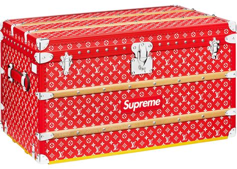 louis vuitton supreme trunk replica|supreme x louis vuitton diamond.